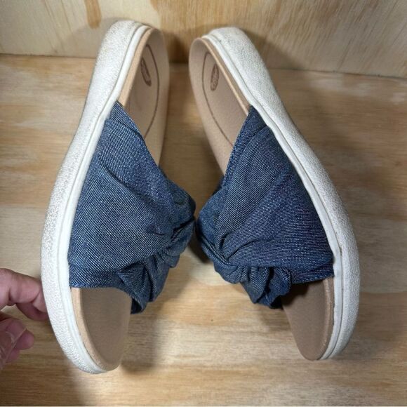 Dr Scholl’s Denim Slide Sandals Women’s Size 7 - Picture 3 of 6